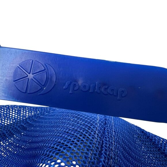 K-Mart Vintage Snapback Trucker Hat Cap Retro 80's Dad Rare Mesh Logo Blue Foam - Picture 10 of 11